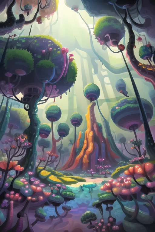 Loras2-kurzgesagt-0000081, Fungus,underground World,abseilin...