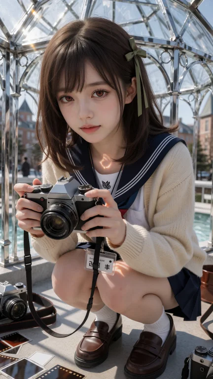 风野浅葱,一位年轻可爱的韩国少女，21 岁，展现出令人惊叹的美丽...