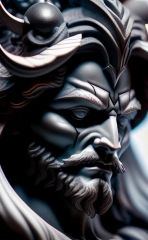 Dreamlikeart, A Demon Made Of Marble, Michelangelo, High Con... — Stable Diffusion AI Prompt: dreamlikeart, a demon made of marble, michelangelo, high contrast dynamic lighti...
