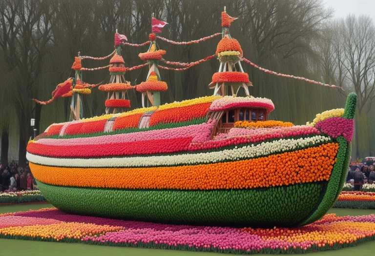 Ship Made Of Tulips, Jaynl-tm
