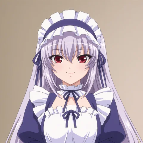 Nir-oppainoouja48, 1girl, Solo, Purple Hair, Grey Hair, Long... — Stable Diffusion AI Prompt: nir-oppainoouja48, 1girl, solo, purple hair, grey hair, long hair, very long hai...
