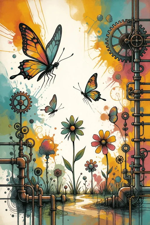 Strangedaal. A Fantastical Garden Where Flowers Sprout Gears...
