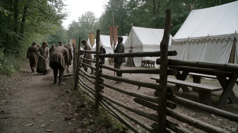 Gmthrnsssn1, A Group Of People In Earth-toned, Period-style...