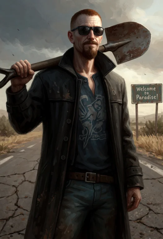 Painterly Digital Artwork In Style Of Ilyavatutin. A Lean, W...