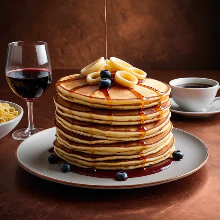 Foodcopperwarm, Product Photography Of A Stack Of Pancakes,...