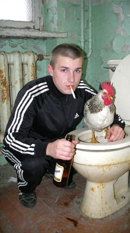 A Candid Snapshot Of A Young Eastern European Man With A Clo...