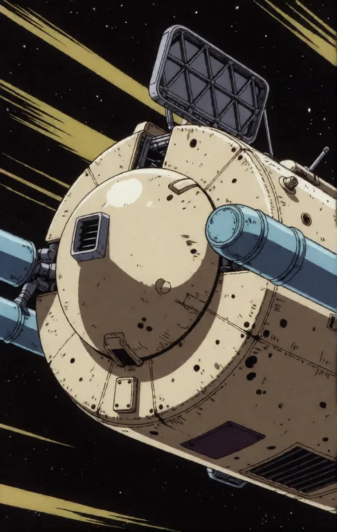 Bebop-style This Is A Digital Illustration In A Science Fict...