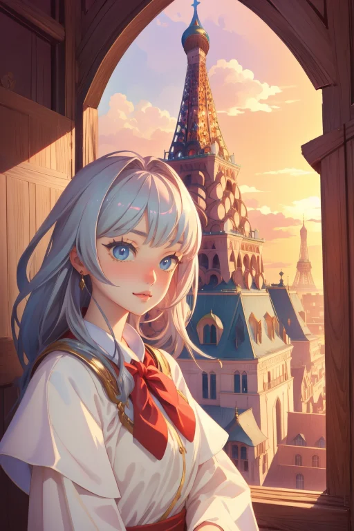 1girl, Loramimonel1, Designed By Krenz Cushart, Portrait Art...