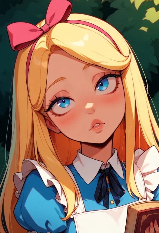 Score7, Masterpiece, Amazing Quality, H3lluva, 1girl, Alice...