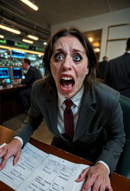 Lorapanicslut-ill1 Panicslut, Expression, Woman, Banker, Bla...