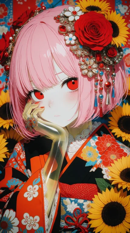 She Is A Pink Slime Girl