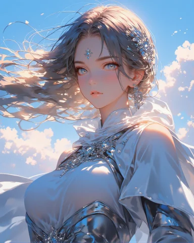 Anime Artwork Leiji Matsumoto ,a Beautiful Female Cleric, Et... — FLUX AI Prompt: anime artwork Leiji Matsumoto ,"a beautiful female cleric, ethereal, dreamy, bac...