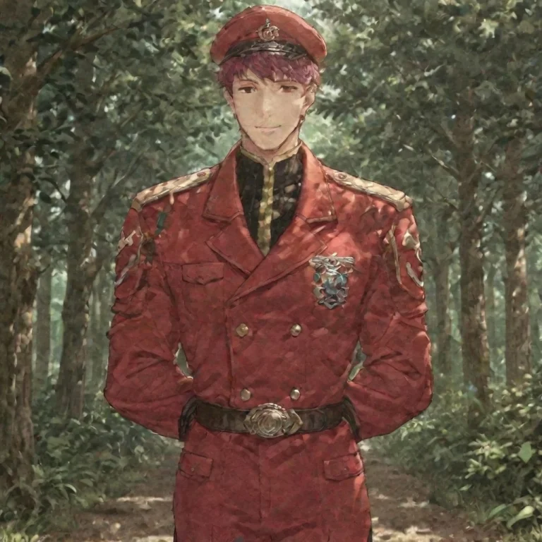 Solo, 1boy, Lukas,red Hair,red Eyes, Looking Viewer, Standin...