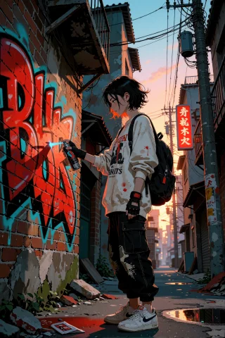 A Young Woman With Short Tousled Black Hair And A Lowered Co... — Stable Diffusion AI Prompt: A young woman with short tousled black hair and a lowered contemplative gaze sta...