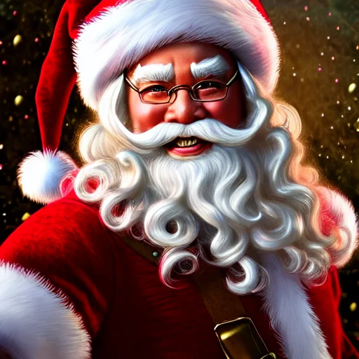 Orna Ultra Detailed Fantasy-art Illustration Of Santa Of Asi...