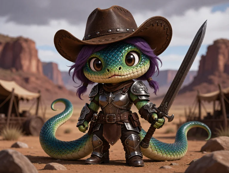 No Human, A Hyperrealistic Vibrant Colors Anthropomorphic Ch...