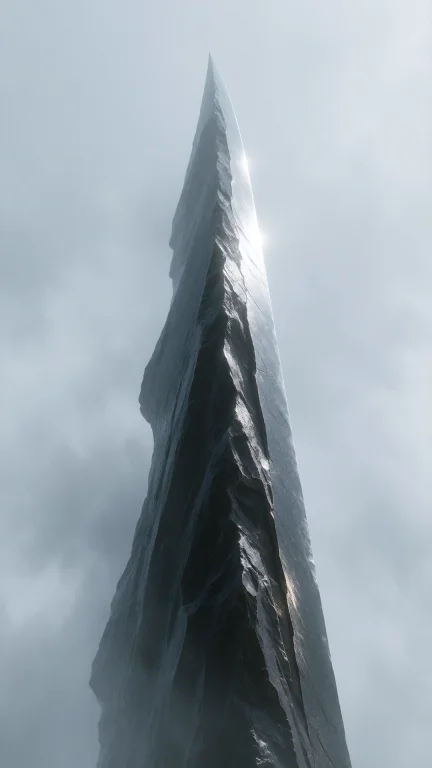 916 Vertical Monument Of Taoist Unyielding Pride And Absolut...