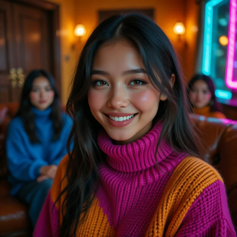 A Realistic Photograph, Southeast Asian , Attractive Asian W...