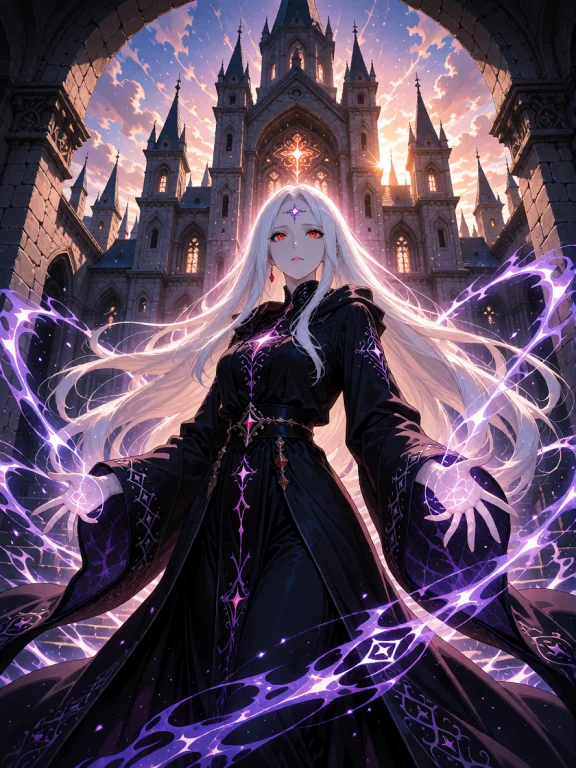 A Striking Anime Key Visual Depicts Ultimecia, The Final Ant...