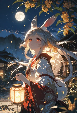 Kani2rer, Velnari , Reisen Udongein Inaba From Touhou Projec... — Stable Diffusion AI Prompt: Kani2reR, velnari , Reisen Udongein Inaba from Touhou Project, a girl with very...