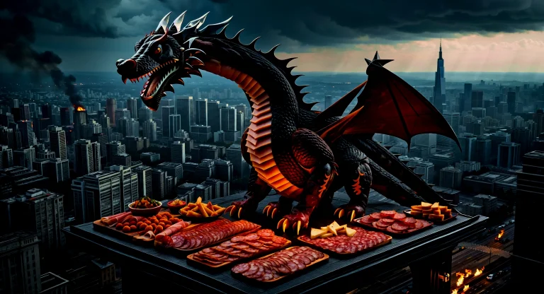 Meatmorph1.12, Hype4realistic,a Giant Cartoon Dragon, Comple...