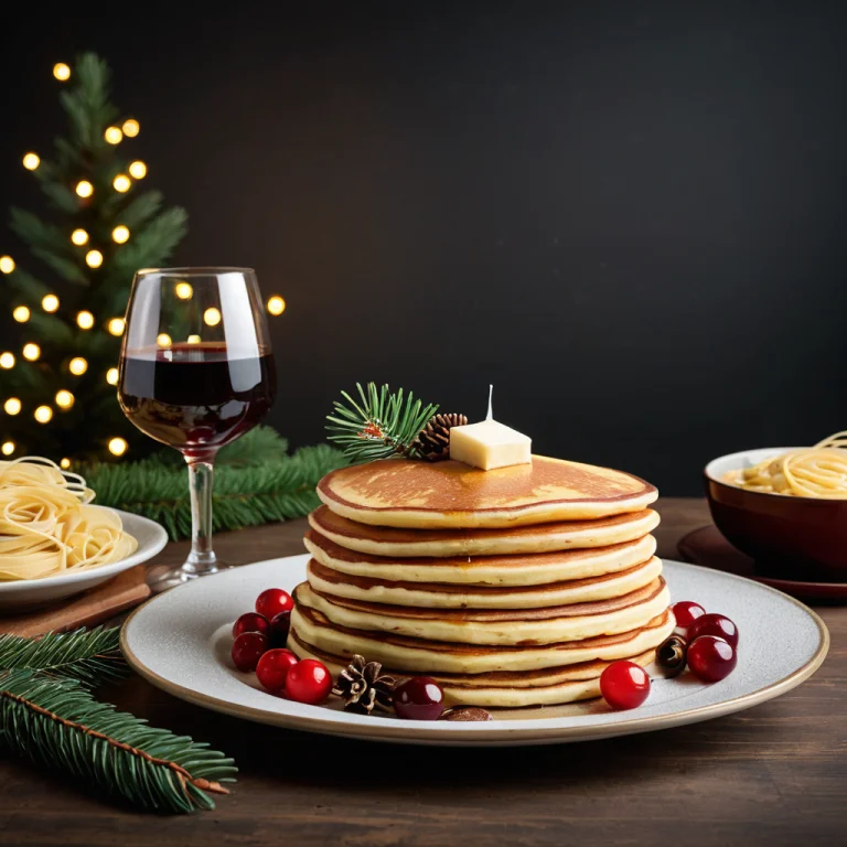 Foodfestiveholiday2, Product Photography Of A Stack Of Panca...