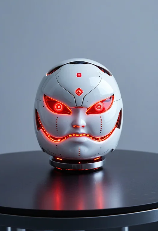 8k, Raw Digital Photo, A Traditional Daruma Doll Transformed...