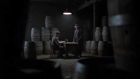 Rdtprdtn2002, In A Dimly Lit, Cavernous Warehouse Filled Wit... — Stable Diffusion AI Prompt: rdtprdtn2002, in a dimly lit, cavernous warehouse filled with stacked wooden bar...
