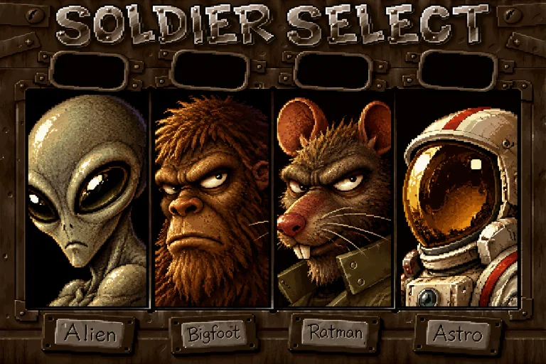The Reference Image Is A Character Selection Screen From A G...