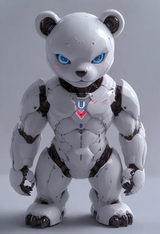 Whiteember, A Cute Teddy Bear, Robotic,