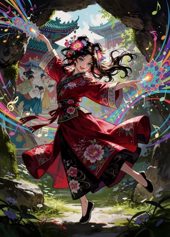 Lorakrea2 - Effect - Simple Fine Vector V11 Simplefinevector... — Stable Diffusion AI Prompt: Simple_Fine_Vector,A hyper-energetic dancer with zesty limbs and sparkling eyes...