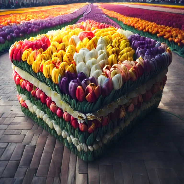 Jaynl-tm, Made Of Tulips , The Map Of Holland