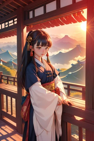 1girl, Loramimonel1, Award Winning, Landscape Of A 1700s Wul... — Stable Diffusion AI Prompt: 1girl, , award winning, landscape of a 1700'S (Wulingyuan Scenic Area:1.2) , roo...