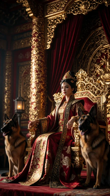An Ultra-realistic, 2k Resolution Low-angle Medium Shot Of A...