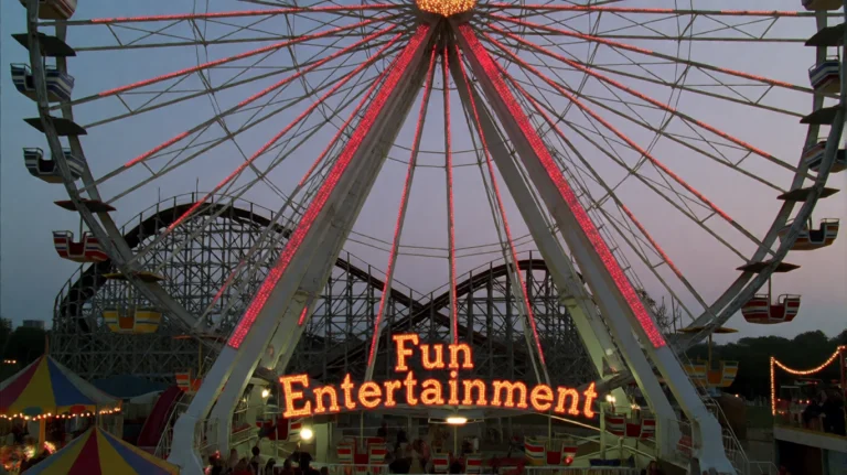 Cnfssnsadn2002, A Towering Ferris Wheel Dominates The Frame,...