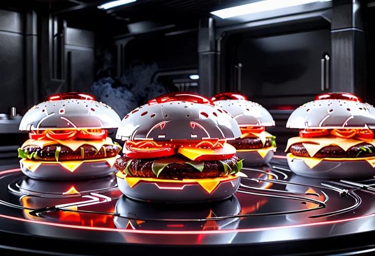 Whiteember, A High-tech Gourmet Hamburger Transformed Into S...