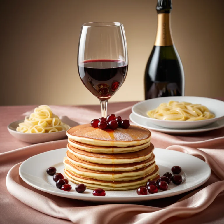 Foodsilkchampagne, Product Photography Of A Stack Of Pancake...
