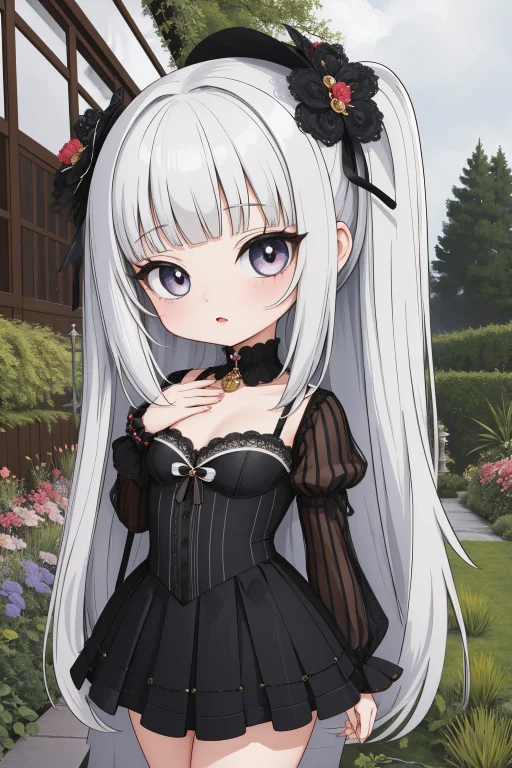 1girl, Lorabsconv10.8 Bscon Style, Cute, Big Eyes, Thick Out...
