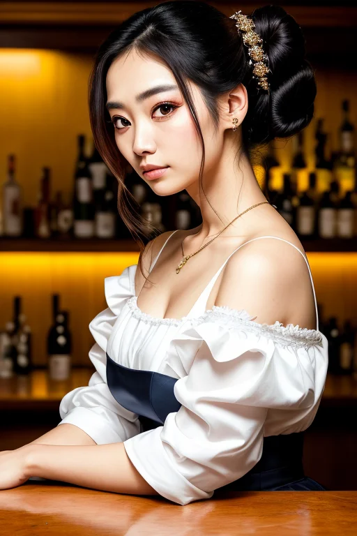 Portrait Photo Of Rurinobodysd151.0 Beautiful Woman Hair Upd...