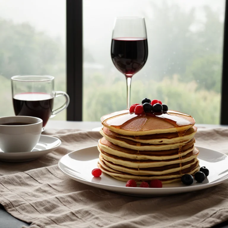 Foodlinenmorning4, Product Photography Of A Stack Of Pancake...