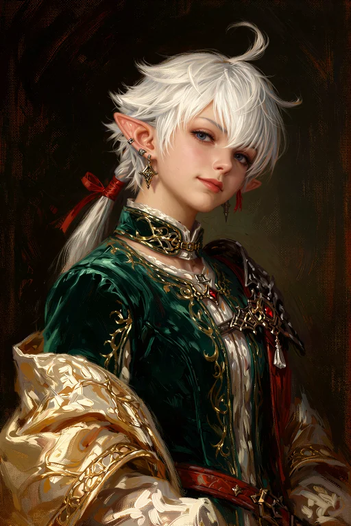 Alisaieffxiv, A Classical Renaissance Oil Painting On Textur...
