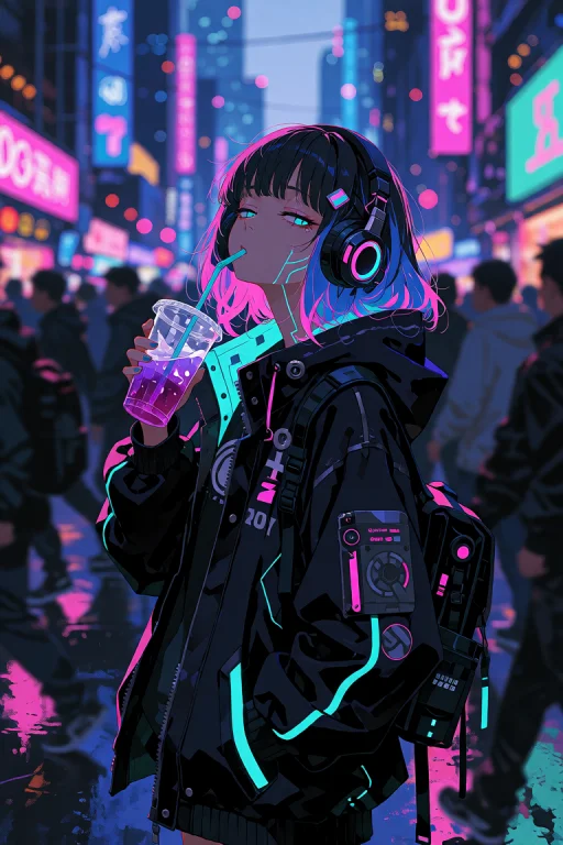 Masterpiece, Best Quality, Ultra-detailed Anime Illustration...