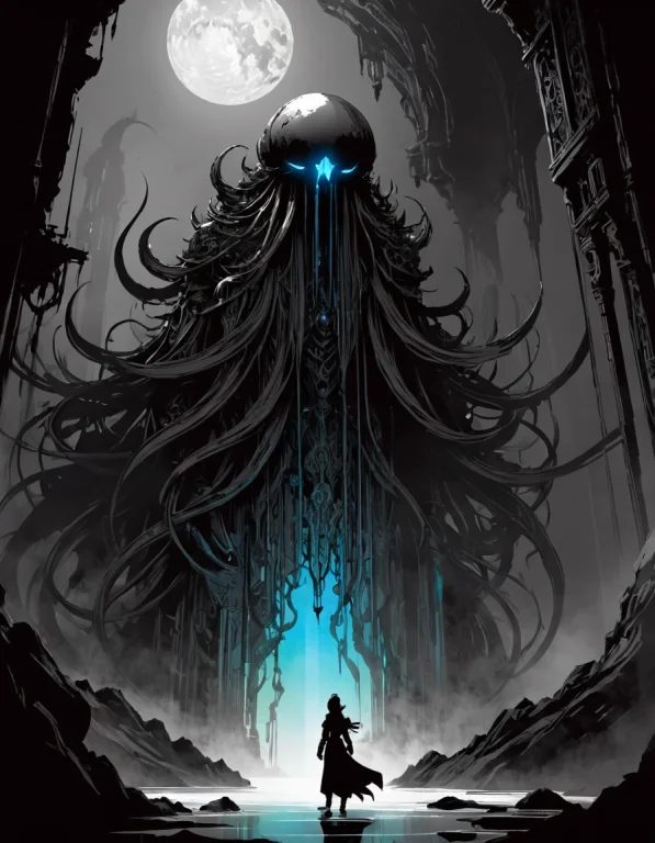 Concept Art Of Lorapcgaming0.8 Chiaroscuro Concept Art,minim...