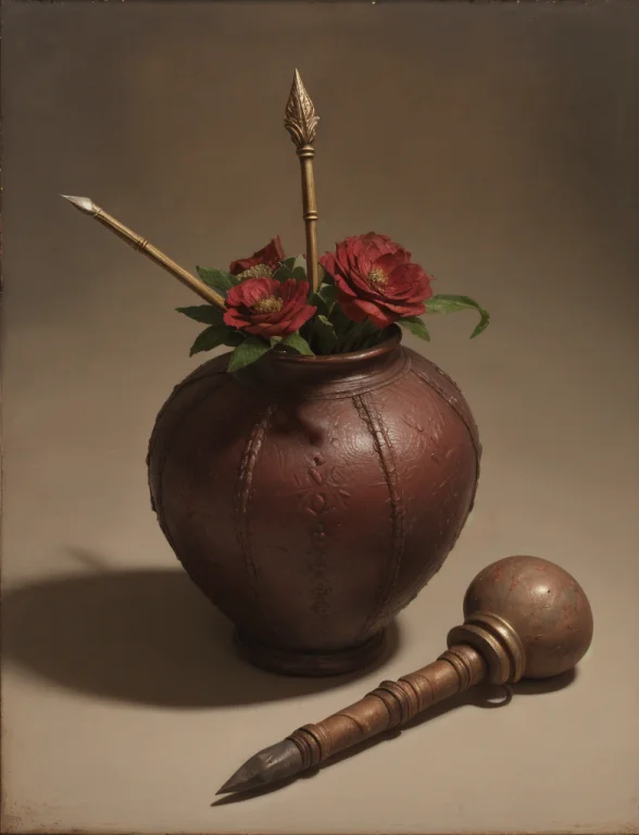 A Throwing Spear, Lightweight Yet Inscribed With Glowing Sym...