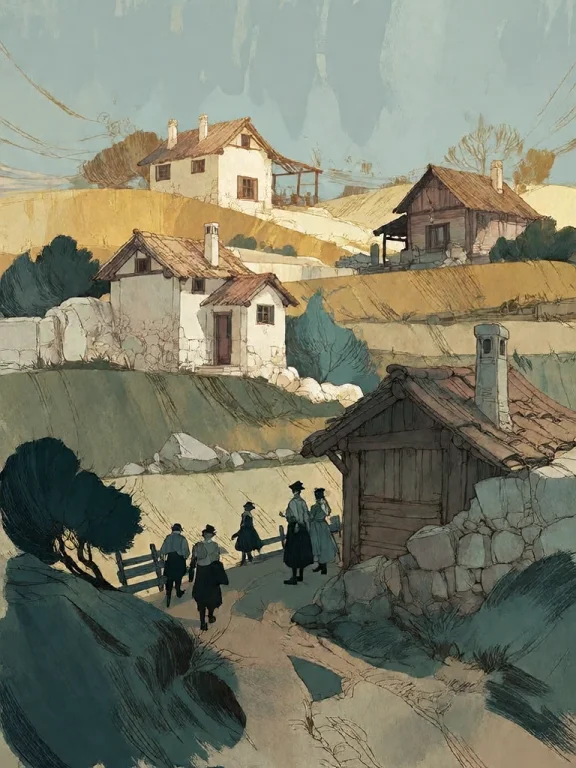 Bradhamel Art Style. A Layered, Textured Illustration Of A R...
