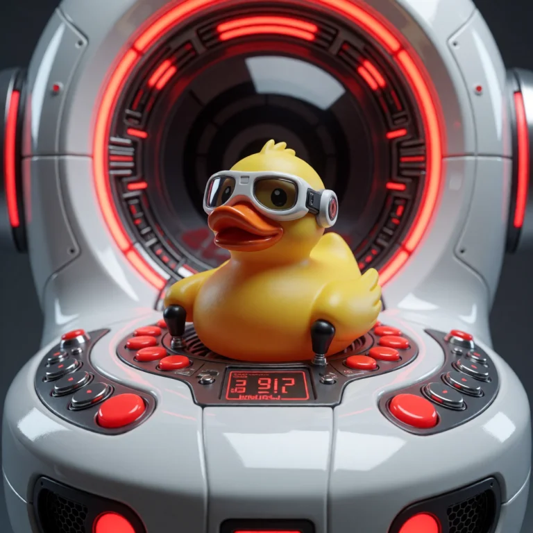 A Yellow Plastic Rubber Duck