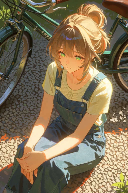 Highres, Absurdres,moehikaru, Anime-style Art, A High-angle...