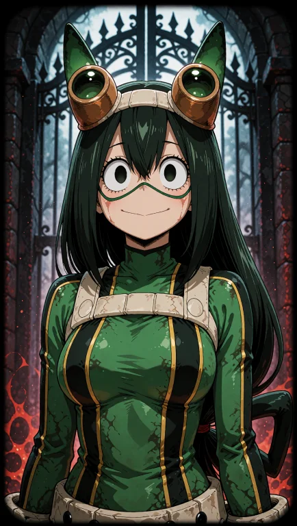 Tsuyu Asui Stands Serenely, An Enigmatic Presence Amidst The...