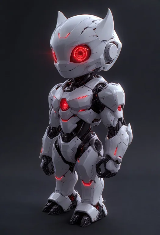 Whiteember, A Cute Robot, Robotic,