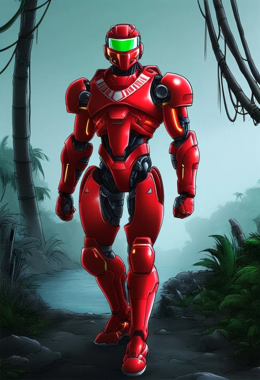 Whiteember,jungle, Mechanical Jungle, Nanites, Neon Glow, Re...